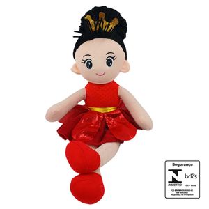 Boneca Bailarina de Pelúcia 41cm em Poliéster Fizzy