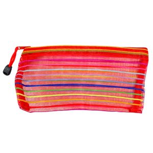 Estojo Porta Objetos Listras 10,5x23cm em Poliéster Interponte