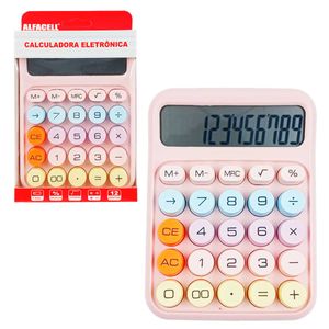 Calculadora de Mesa 16x11cm em Plástico Alfacell