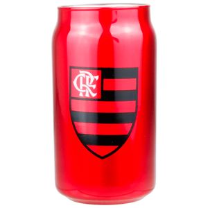 Copo Flamengo 450ml em Vidro Mileno