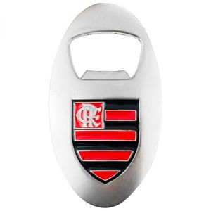 Abridor de Garrafa Flamengo 7,5cm em Metal Mileno