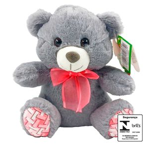 Urso de Pelúcia 18cm em Poliéster Fizzy