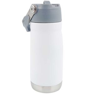 Garrafa Térmica C/ Alça + Canudo 500ml em Aço Inox Top Útil