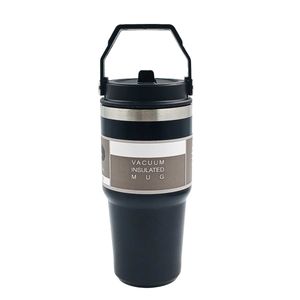 Copo Térmico C/ Alça + Tampa 600ml em Aço Inox Top Útil