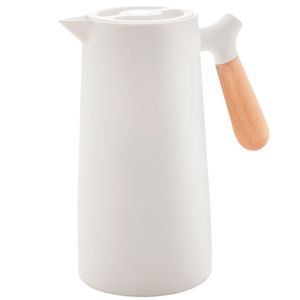 Garrafa Térmica C/ Cabo Madeira 1000ml em Plástico Koya