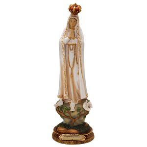 Nossa Senhora de Fátima Decorativa 13cm em Resina Mabruk