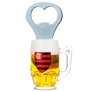 Abridor de Garrafa Flamengo 10cm em Metal Mileno