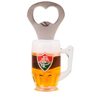 Abridor de Garrafa Fluminense 10cm em Metal Mileno