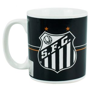 Caneca Santos FC 320ml em Porcelana Mileno