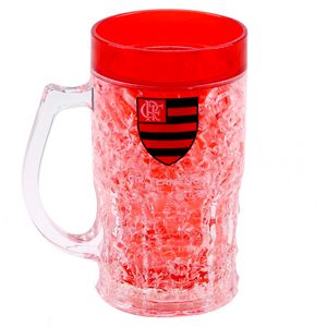 Caneca C/ Gel Térmico Flamengo 400ml em Acrílico Mileno