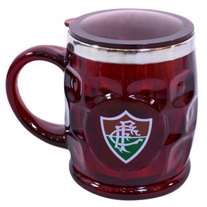 Caneca Térmica Fluminense 500ml em Aço Inox Mileno