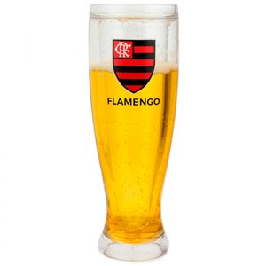Copo Chopp C/ Gel Térmico Flamengo 450ml em Plástico Mileno