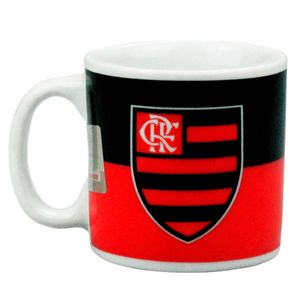 Caneca  Flamengo 120ml em Porcelana Mileno
