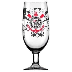 Taça Floripa Corinthians 300ml em Vidro ALLMIX