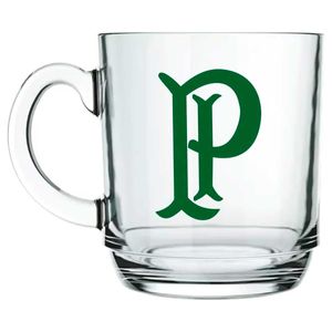 Caneca Palmeiras 300ml em Vidro ALLMIX