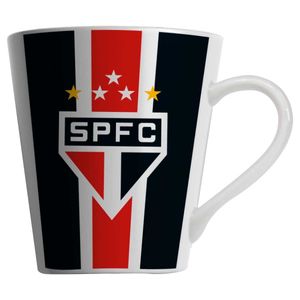 Caneca São Paulo 290ml em Porcelana Allmix