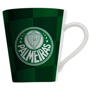 Caneca Palmeiras 290ml em Porcelana Allmix