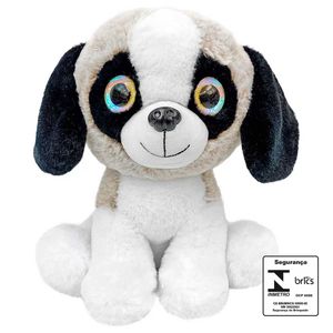 Cachorro de Pelúcia 25cm em Poliéster CAA Toys