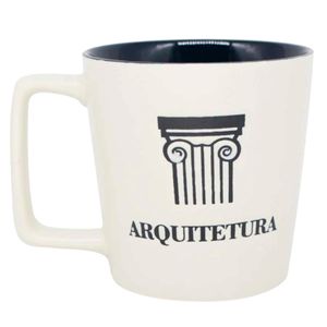 Caneca Profissão Arquitetura 400ml em Cerâmica Zona Criativa