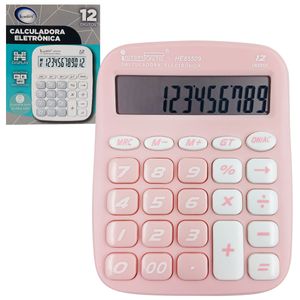 Calculadora de Mesa 12 Dígitos 12x15,5cm em Plástico Interponte