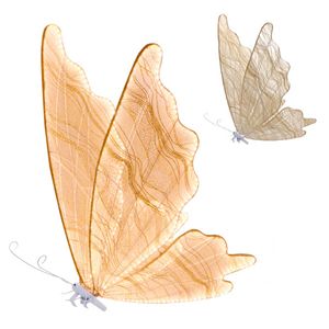 Borboleta Decorativa Led 100cm 220V em Metal Mabruk