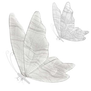 Borboleta Decorativa Led 80cm 220V em Metal Mabruk