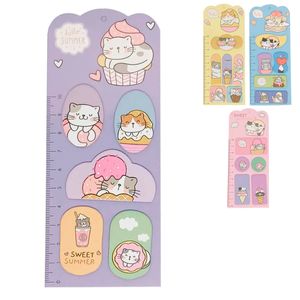 Bloco Auto Adesivo Gatinhos 15x6cm em Papel Livon