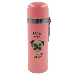 Garrafa Térmica C/ Alça 320ml em Aço Inox Fratelli