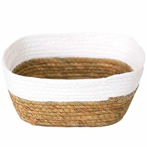 Cesto Decorativo 21x17x9cm em Fibra Natural Paramount Plásticos