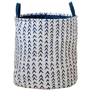 Cesto de Roupa Estampado C/ Alça 35x40cm em Poliéster Kehome