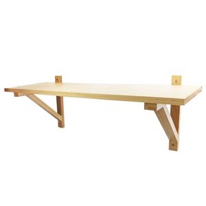 Prateleira C/ Mão Francesa 60cm em Bambu Livon