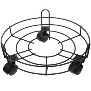Suporte Para Botijão C/ Rodinhas 34cm em Metal Fu Xing