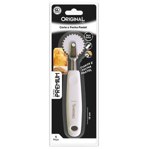Carretilha Corta e Fecha Pastel 18cm em Aço Inox Original Line
