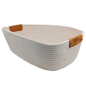 Cesto Decorativo C/ Alça 45x30cm em Algodão Paramount Plásticos