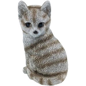 Gato Decorativo 12cm em Resina Youbai