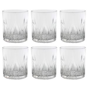 Jogo de Copos Rubi 6 Peças 320ml em Vidro Original Line