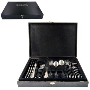 Jogo de Faqueiro Confidence C/ Maleta 24 Peças em Aço Inox Original Line