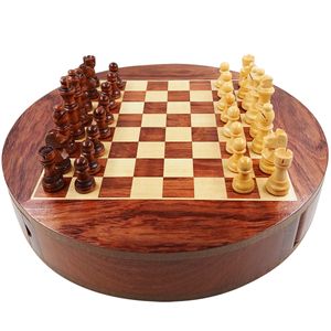 Jogo de Tabuleiro Xadrez 33cm em Madeira Rio Master