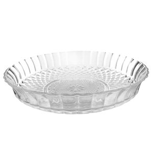 Prato Decorativo 29,5cm em Vidro Fartex