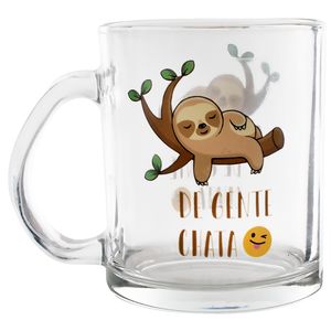 Caneca Bichinhos C/ Frase 330ml em Vidro Kehome