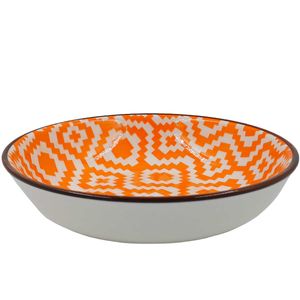 Bowl Estampado 14x3,5cm em Cerâmica Lila Home