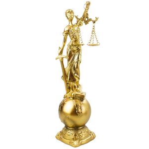 Dama da Justiça Decorativa 24cm em Resina Taimes