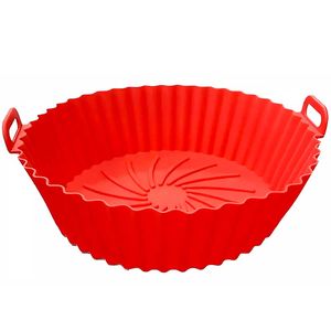 Forma P/ Airfryer Redonda 20cm em Silicone Milk