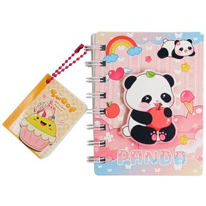 Bloco de Anotação Panda 11,5x8,5cm em Papel Interponte