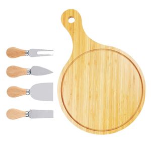 Jogo de Tábua P/ Queijo 5 Peças em Bambu Casita