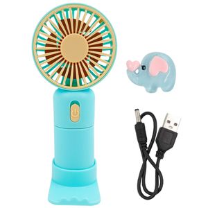 Mini Ventilador Portátil C/ Suporte 14,1x6,3cm em Plástico Interponte