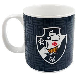 Caneca Vasco Da Gama 320ml em Porcelana Mileno