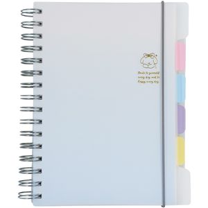 Caderno de Anotação C/ Divisórias 14,5x21cm em Papel Michael Judi
