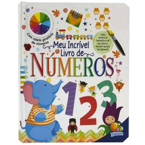 Livro Meu Incrível Livro de Números 18,7x15,7cm em Papel Todo Livro
