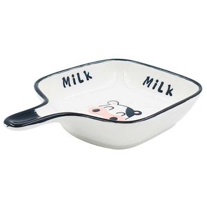 Mini Petisqueira Vaquinha 12cm em Cerâmica Lila Cosméticos